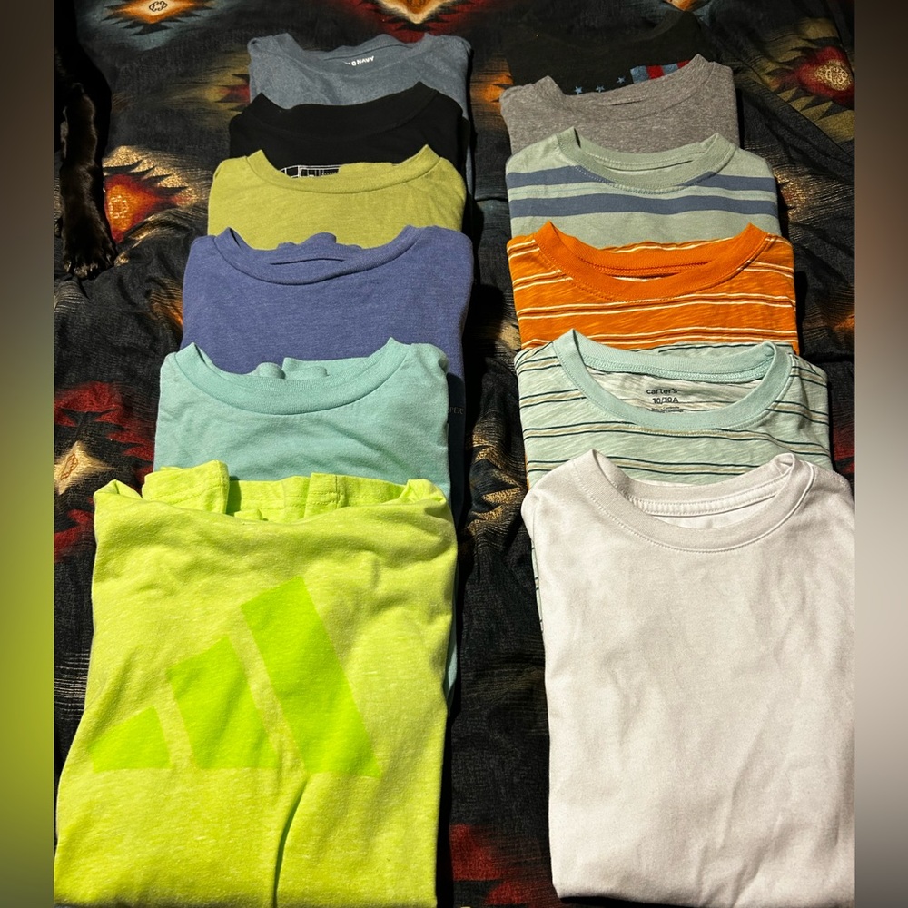 Boys 12 shirt bundle 10/12 EUC